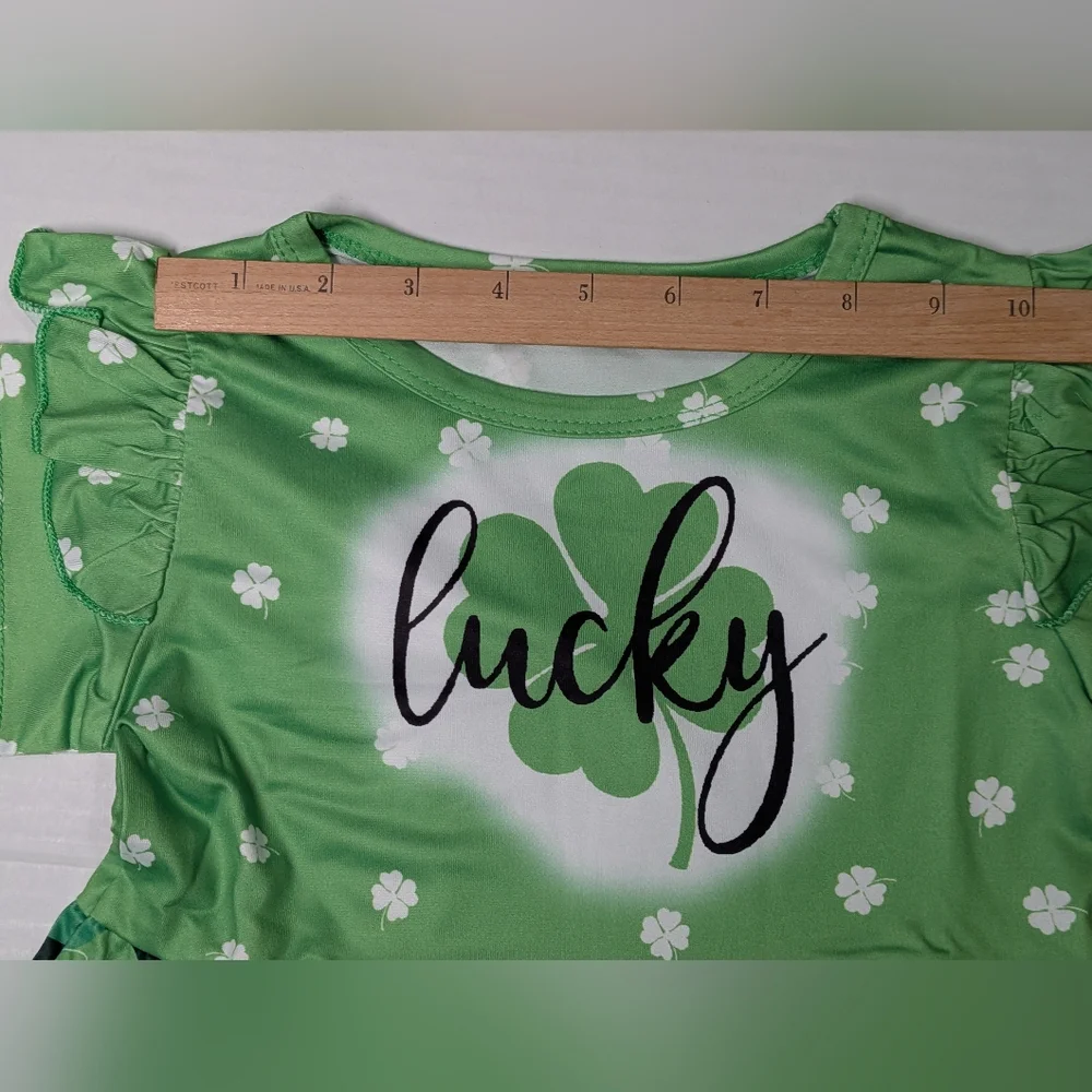 Girls' Lucky St. Patrick's Day Dress 3/4T